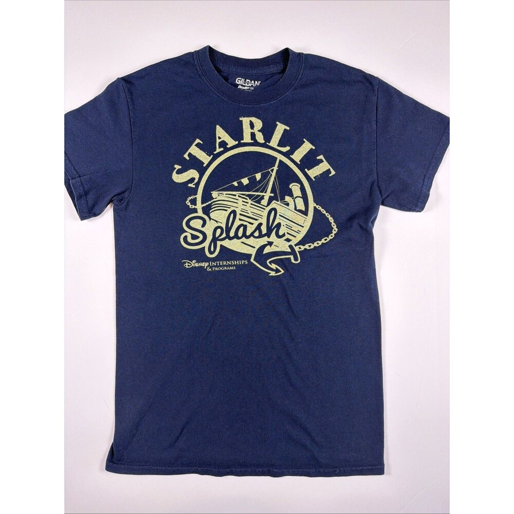 Disney Internships & Programs “Starlit Splash” Event T-Shirt Size Small Navy